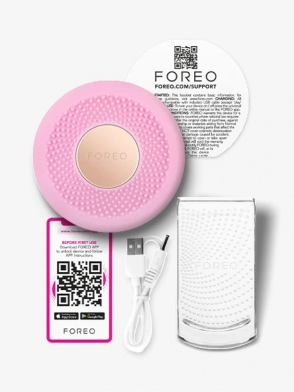 FOREO UFO Mini Smart LED Thermo Mask Device — Pearl Pink